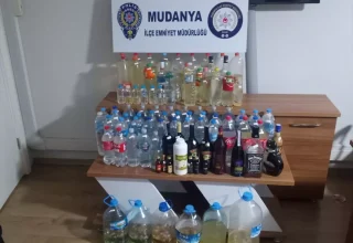 Mudanya’da Yılbaşı Öncesi Sahte İçki Operasyonu: 127 Litre Ele Geçirildi