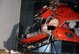 Muğla’da Düşen Ambulans Helikopterinin Enkazı Kaldırıldı
