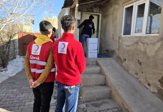 Türk Kızılay’dan Ağrı Diyadin’de 100 Aileye Gıda Yardımı