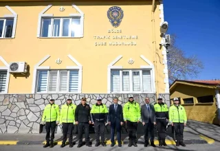 Uşak Valisi Naci Aktaş, Emniyet Teşkilatını Ziyaret Etti