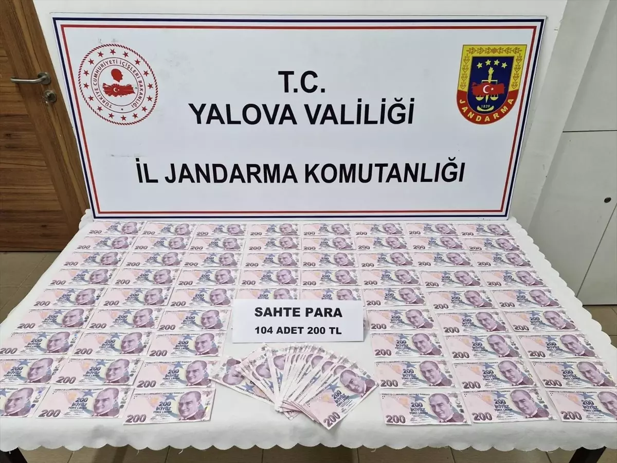 Yalova’da Sahte Para Operasyonu: İki Şüpheli Tutuklandı