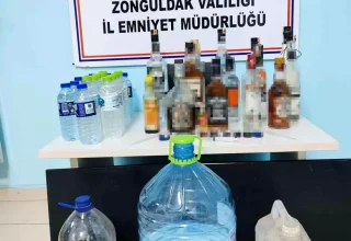 Zonguldak’ta Kaçak Alkol Operasyonu: 50 Litre Etil Alkol Ele Geçirildi