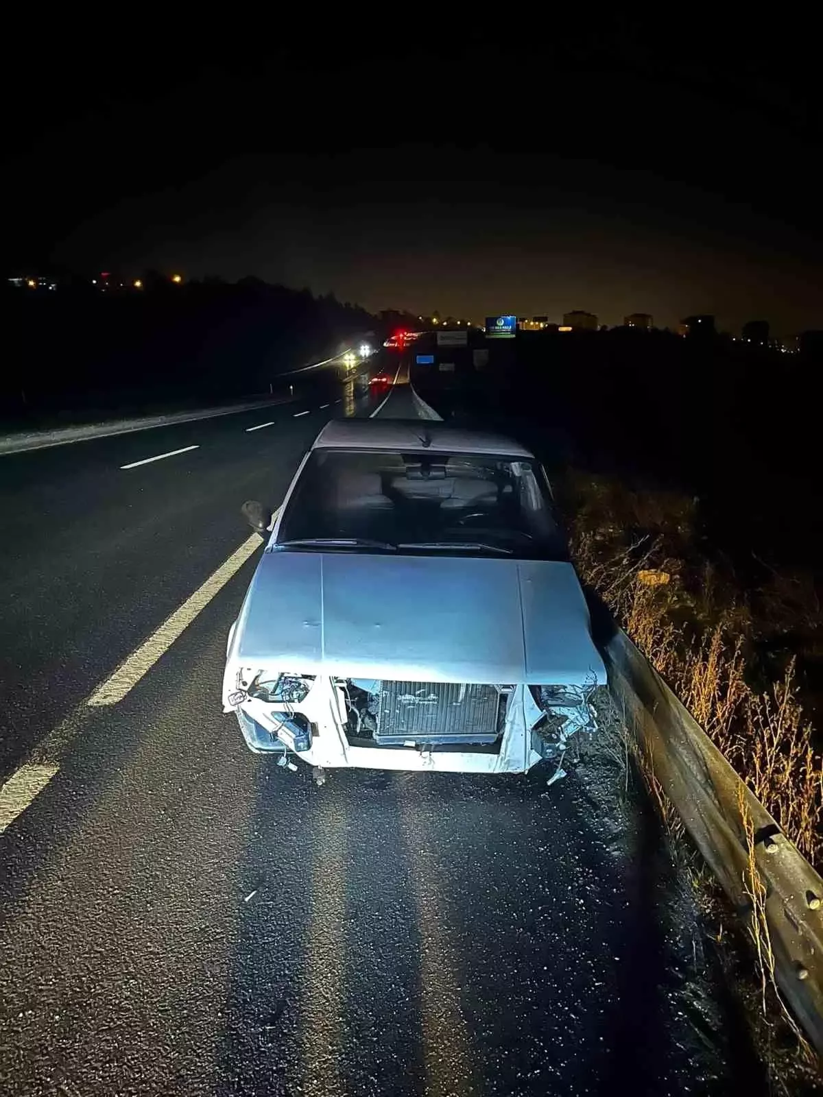 Bolu’da Alkollü Sürücü Ters Yönde Kaza Yaptı