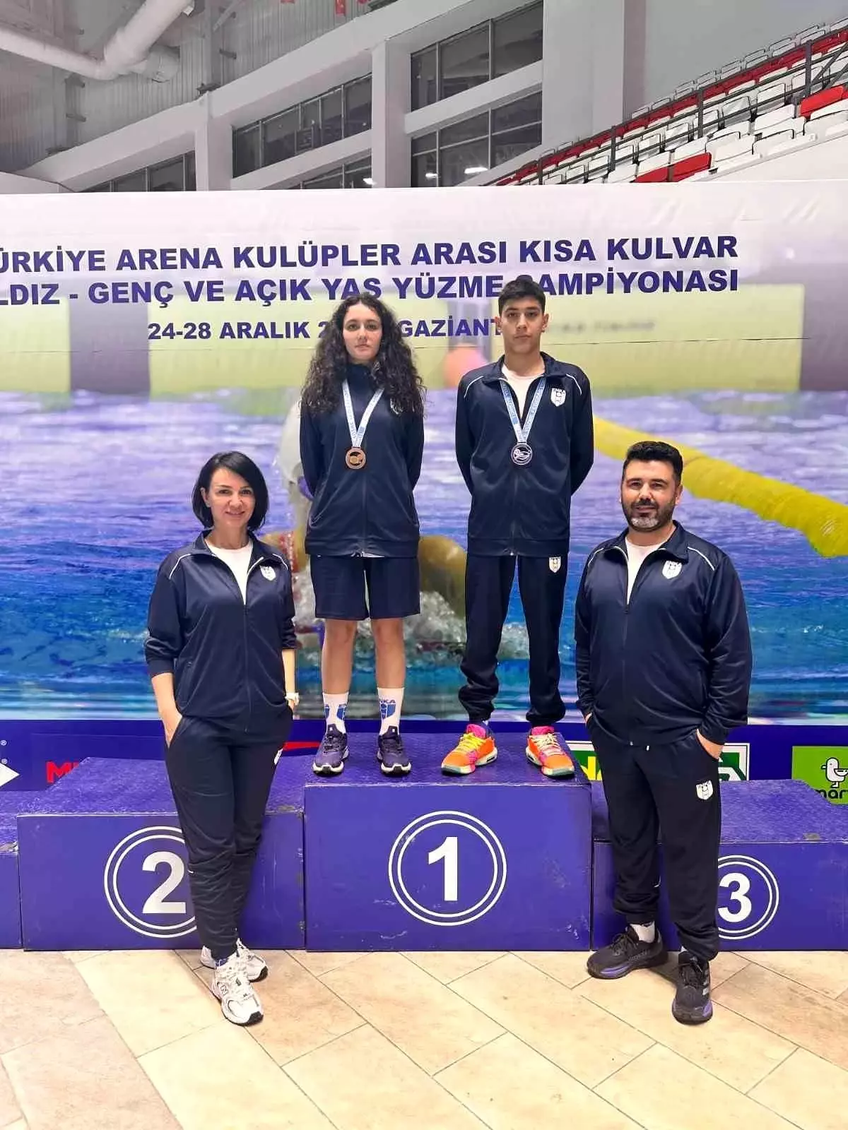 Denizli Yüzücüleri Gaziantep’te Başarı Gösterdi