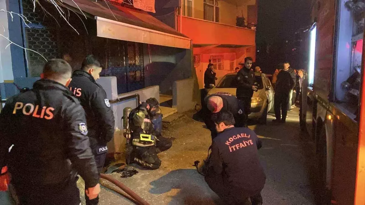 Kocaeli’de Gecekonduda Yangın: Yaşlı Çift Kurtuldu