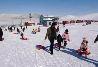 Abalı Kayak Merkezi Sezonu Açtı