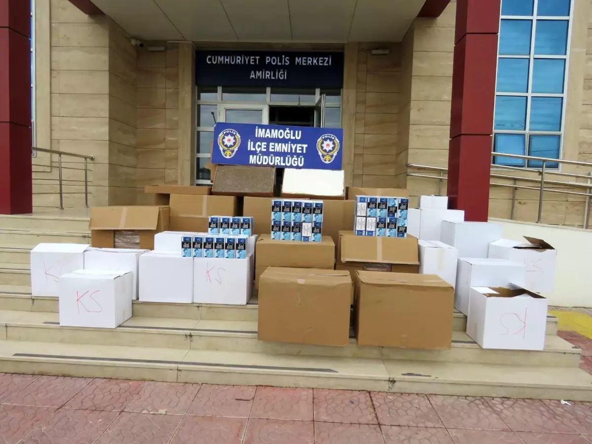 Adana’da Kaçak Sigara ve Makaron Operasyonu