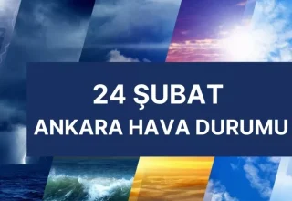 ANKARA HAVA DURUMU | 24 Şubat Ankara’da hava nasıl olacak? Ankara günlük ve 5 günlük hava durumu tah