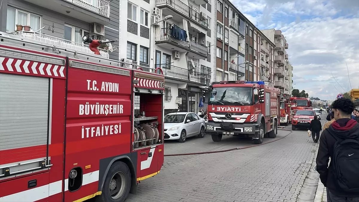 Aydın’da Yangın: Giriş Katında Sürece Sıçrayan Alevler Panik Yarattı