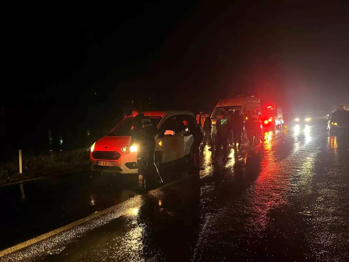 Aydın’da Zincirleme Trafik Kazası: 1 Yaralı