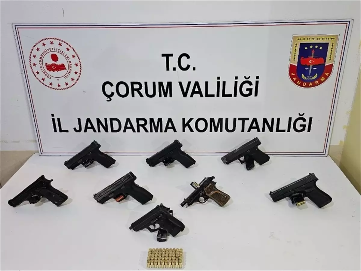 Çorum’da Yasa Dışı Silah Ticareti Yapan Kişi Tutuklandı