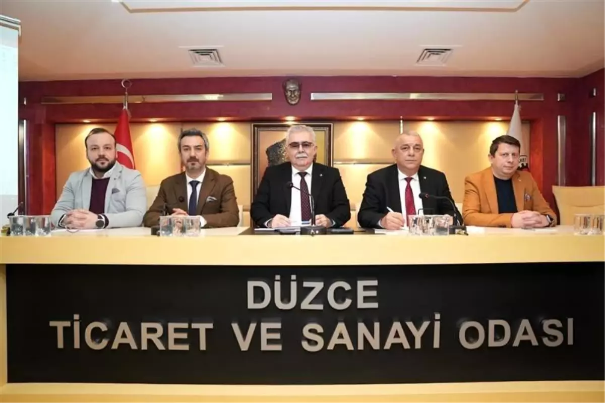 Düzce Ticaret ve Sanayi Odası’nın Olağan Meclis Toplantısı Gerçekleşti