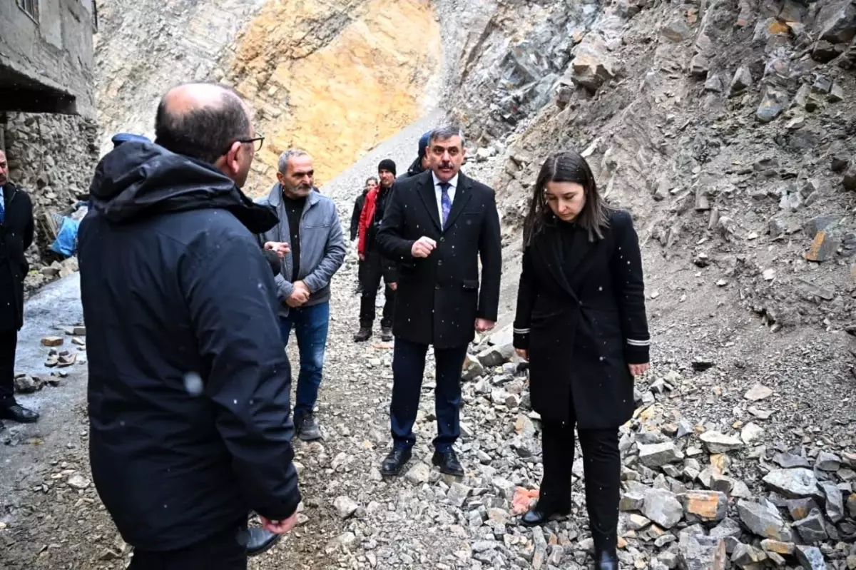 Erzurum’da Kaya Kaymalarına Karşı Önlem Çalışmaları Tamamlandı