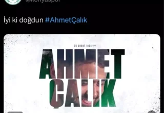 Konyaspor’dan Ahmet Çalık’a Doğum Günü Anması