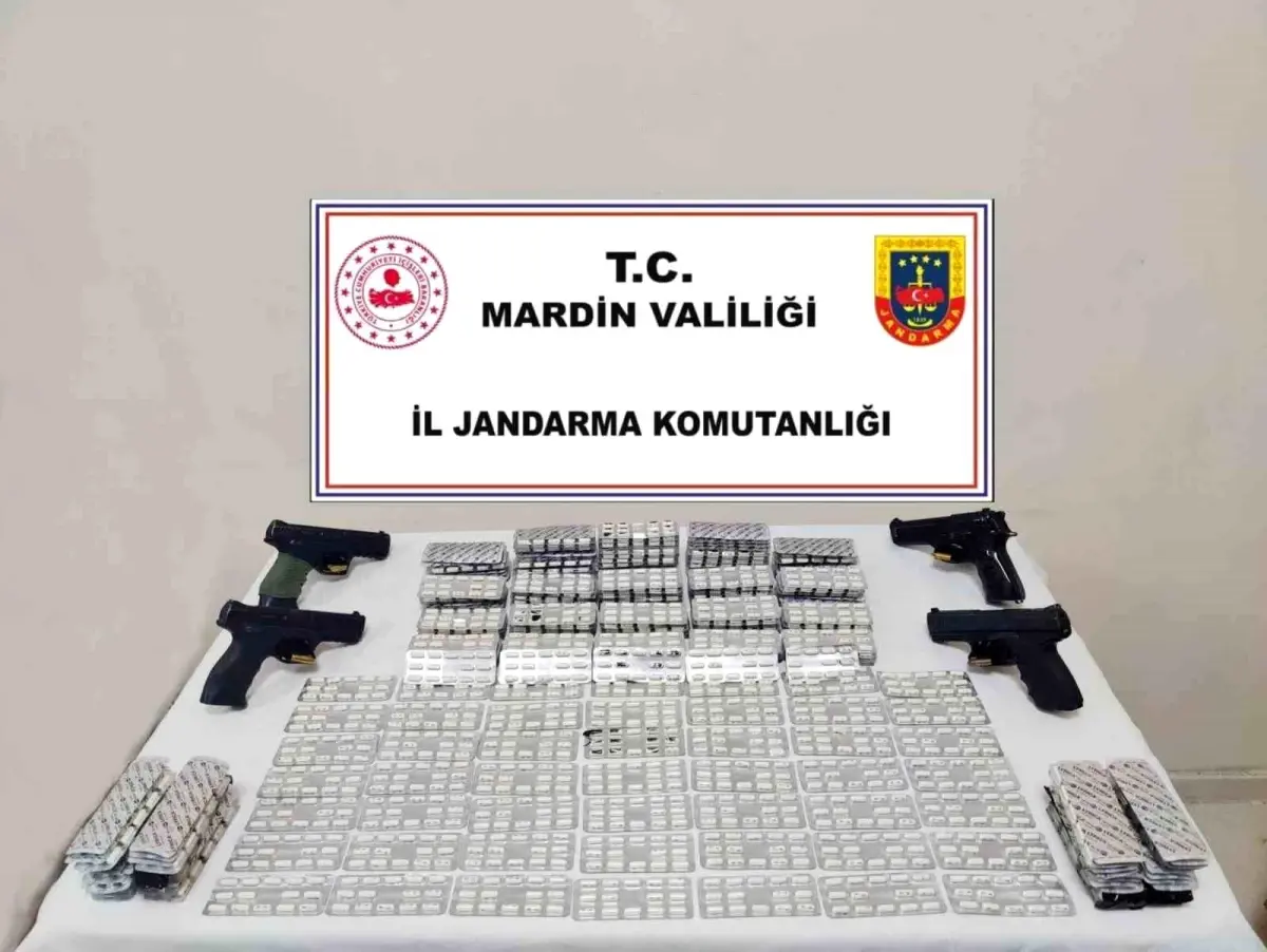 Mardin’de Uyuşturucu ve Silah Operasyonu: 2 Tutuklama