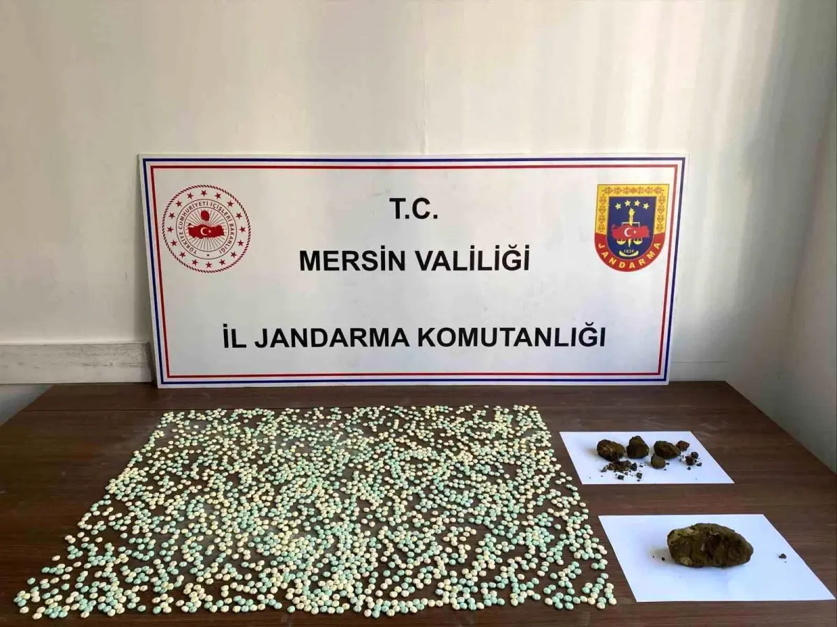 Mersin’de Uyuşturucu Operasyonu: 3.560 Hap ve 3 Tutuklama