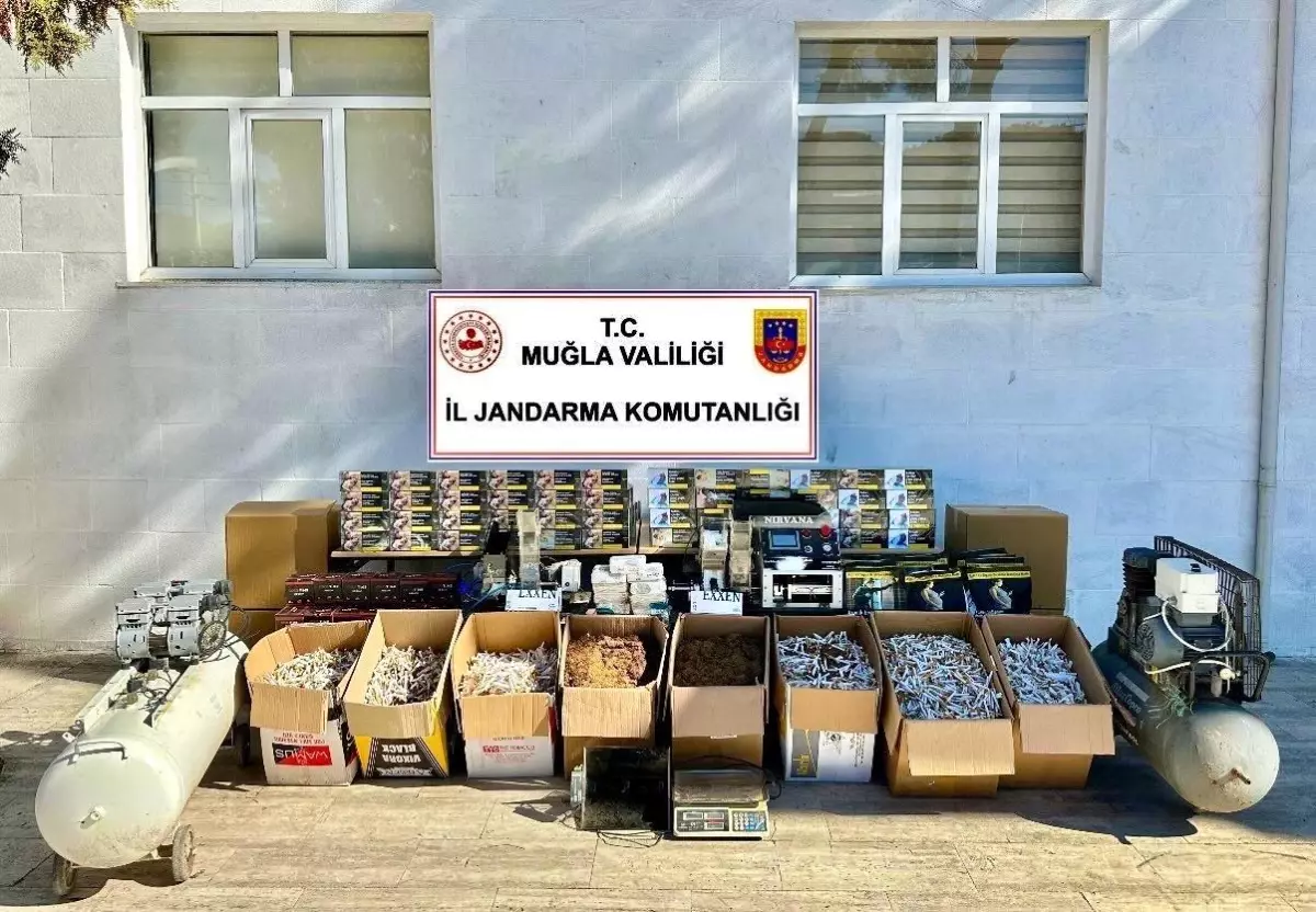 Muğla’da Kaçak Tütün ve Sigara Operasyonu: Büyük Miktarda Ürün Ele Geçirildi