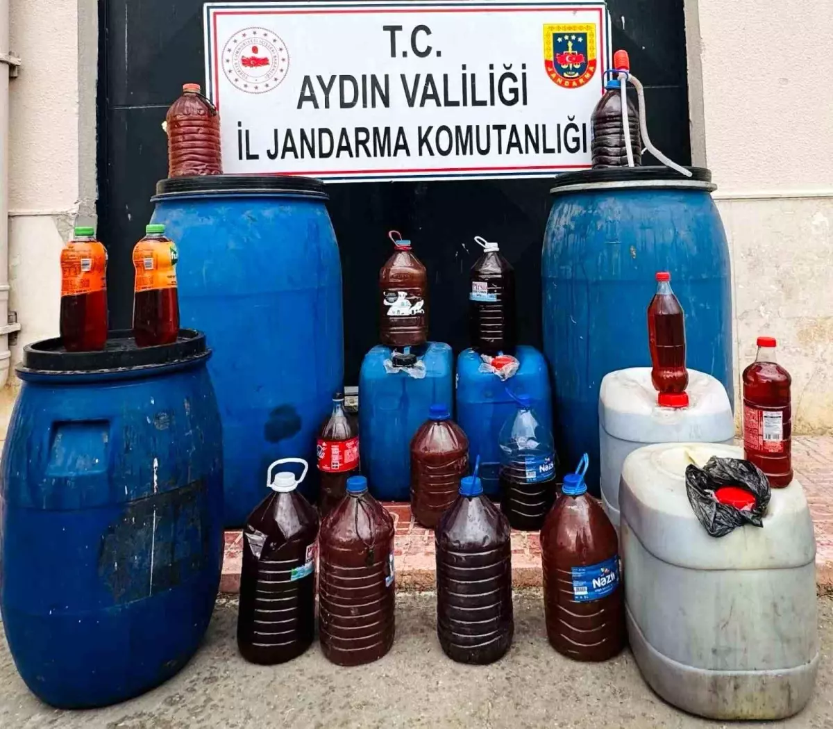 Nazilli’de Sahte Alkol Üretimine Baskın: 335 Litre Ele Geçirildi