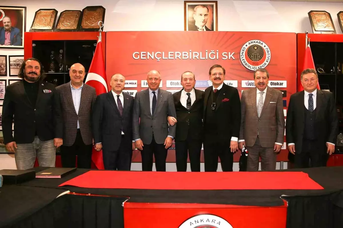 TOBB ve Ankara’nın İş Dünyası Gençlerbirliği’ni Ziyaret Etti