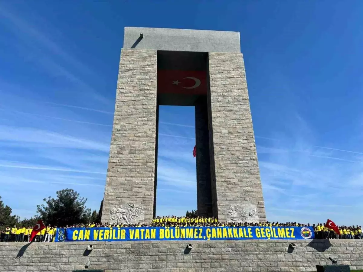 1907 ÜNİFEB, Çanakkale Şehitlik Ziyareti’nde Şehitleri Andı