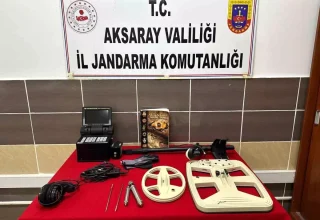 Aksaray’da Kaçak Kazı Operasyonu: 5 Kişi Suçüstü Yakalandı