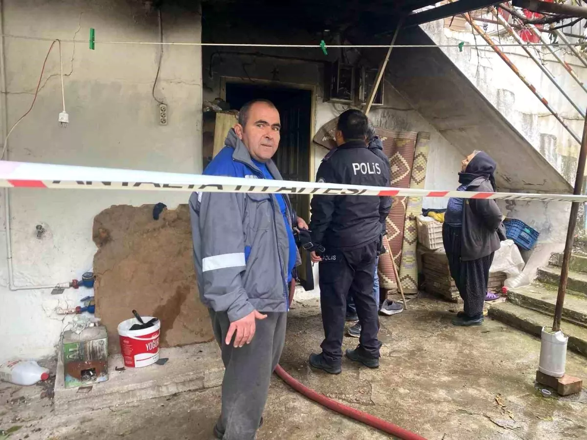 Antalya’da Yangın Faciası: Felçli Kadın Hayatını Kaybetti