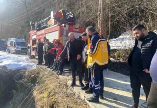 Artvin’de Dereye Düşen Vatandaş Kurtarıldı