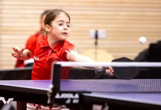 Aybige Feride Üstündağ, Berlin’de U11 Masa Tenisi Şampiyonu Oldu