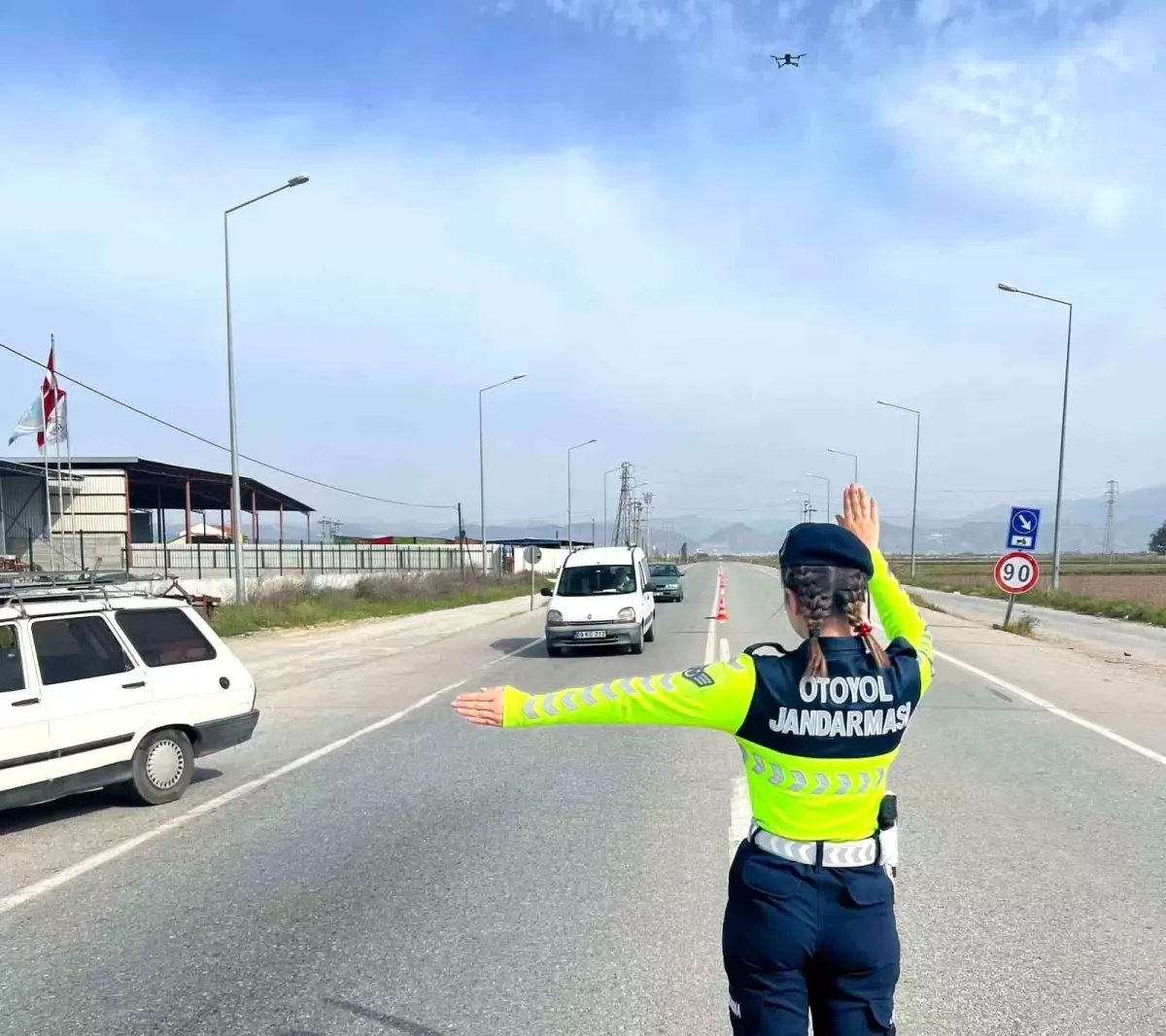 Aydın’da Havadan Trafik Denetimi, 49 Bin TL Cezalı Sürücüler