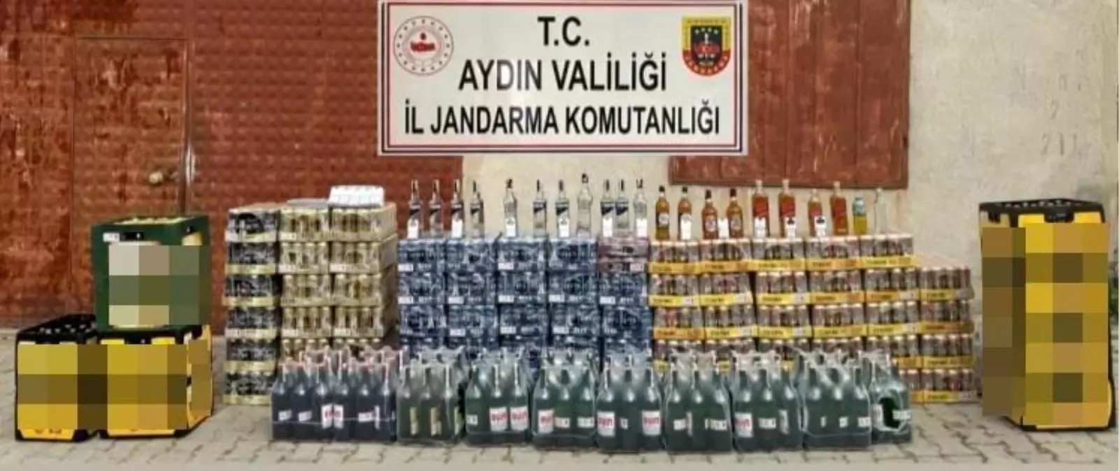 Aydın’da Jandarmadan Kaçak İçki Operasyonu