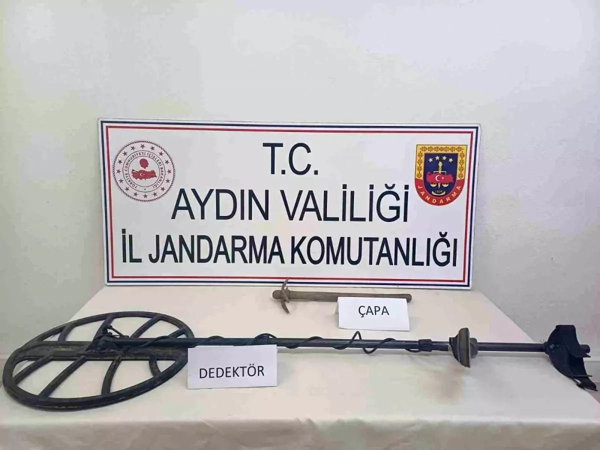 Aydın’da Kaçak Kazı Yapan İki Şahıs Yakalandı