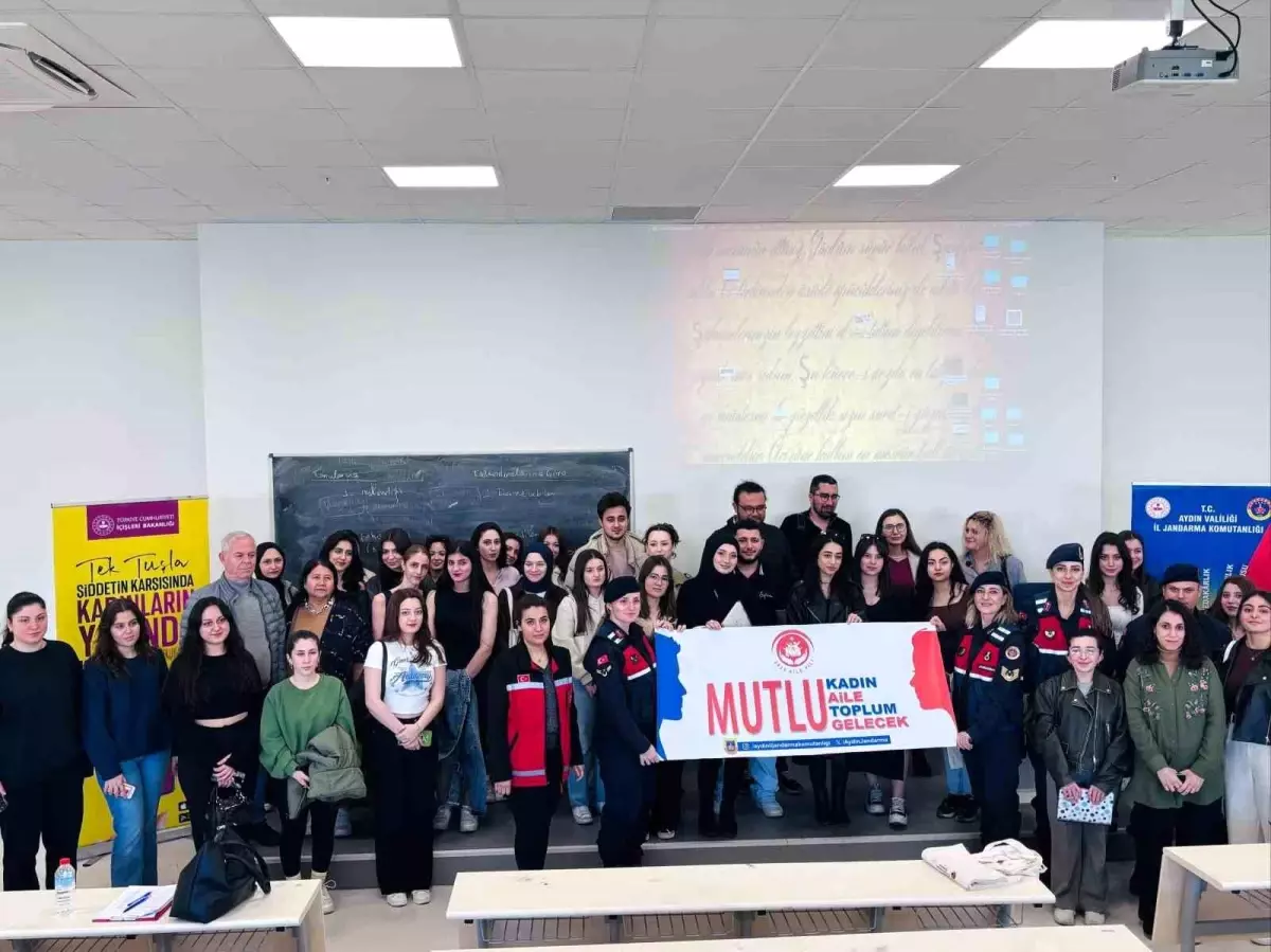 Aydın’da Üniversite Öğrencilerine KADES Uygulaması Tanıtıldı