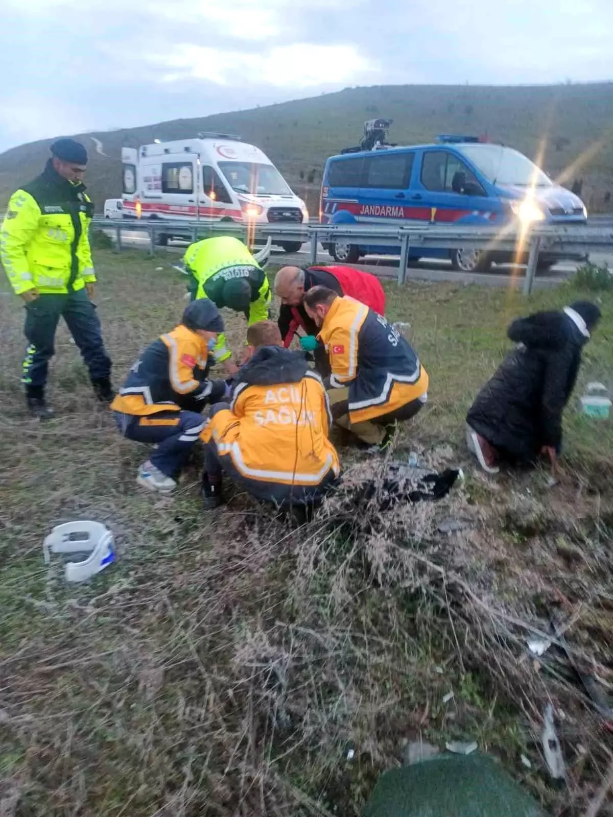 Balıkesir’de Trafik Kazası: 4 Yabancı Uyruklu Yaralı