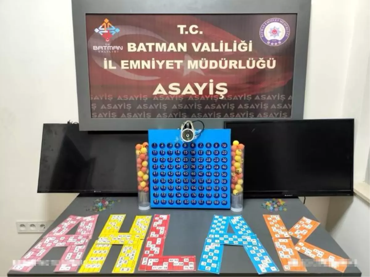 Batman’da Yasa Dışı Kumar Operasyonu: 41 Kişiye 379 Bin TL Ceza