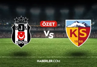 Beşiktaş Kayserispor maç özeti ve golleri! (VİDEO) Beşiktaş Kayserispor geniş özeti! Golleri kim attı, maç kaç kaç bitti?