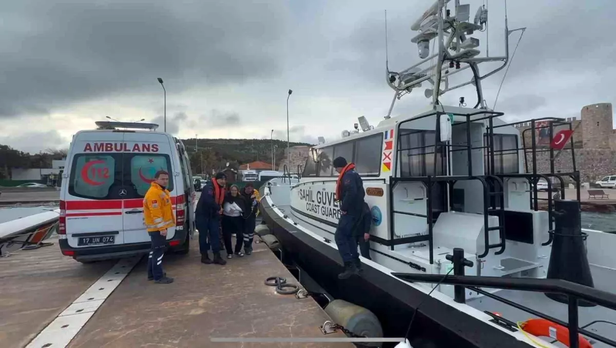 Bozcaada’da Omuz Çıkması Geçiren 73 Yaşındaki Kadın Sahil Güvenlik ile Tahliye Edildi