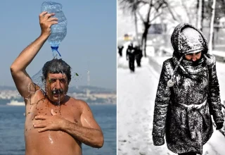 Bugün 110 yılın sıcaklık rekoru, 2 gün sonra ise kar bekleniyor