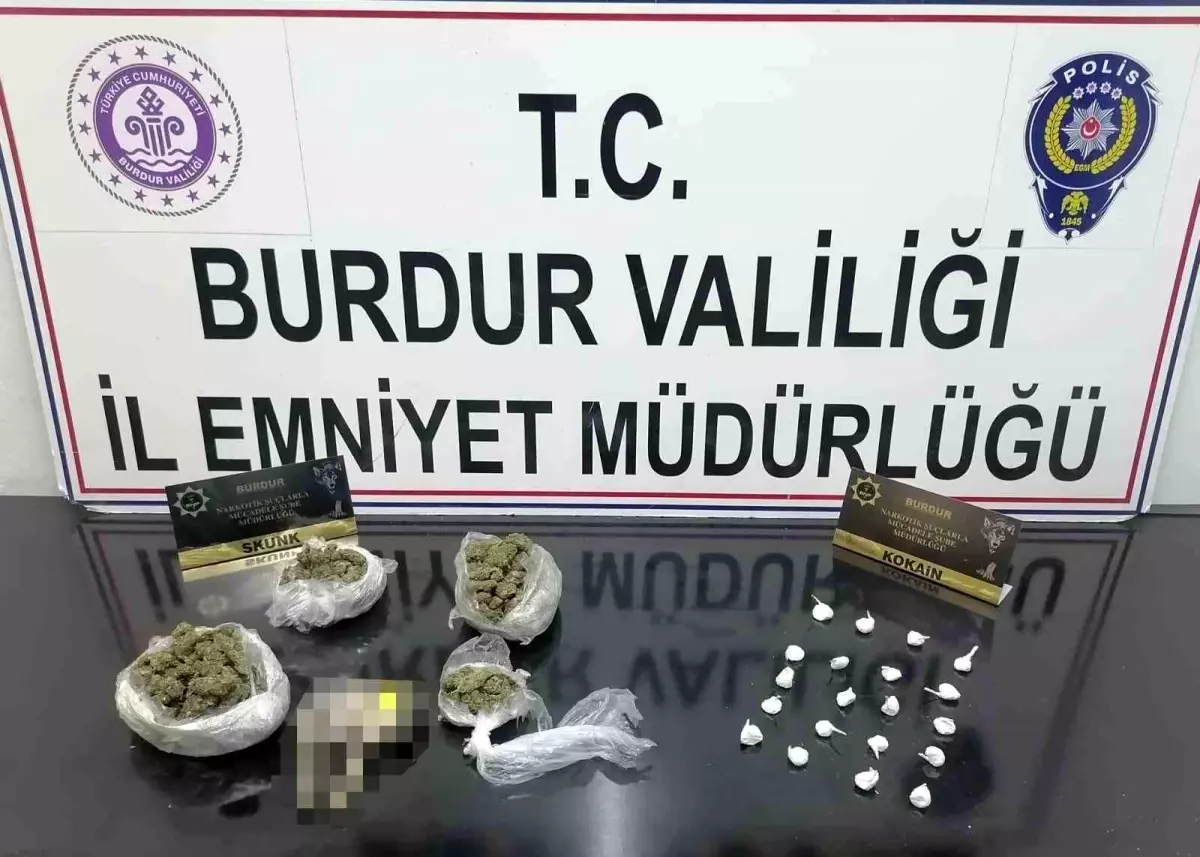 Burdur’da Uyuşturucu Operasyonu: Şüpheli Tutuklandı