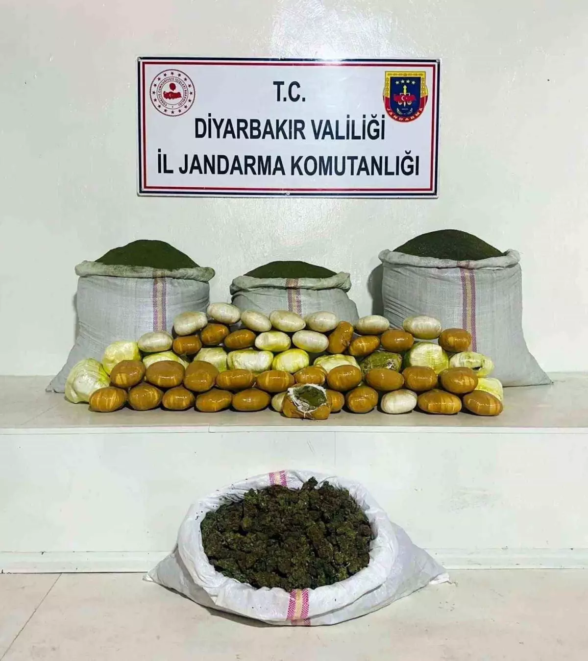 Diyarbakır Lice’de 180 Kilo Esrar Ele Geçirildi