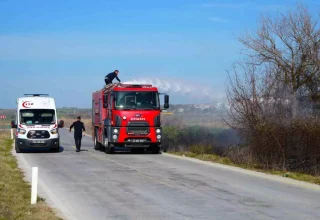 Edirne’de Yangın Paniği: Çiftlik Evi Kayıp Vermeden Söndürüldü