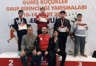 Elazığlı Sporcular Güreş Küçükler Grup Birinciliğinde Başarı Gösterdi