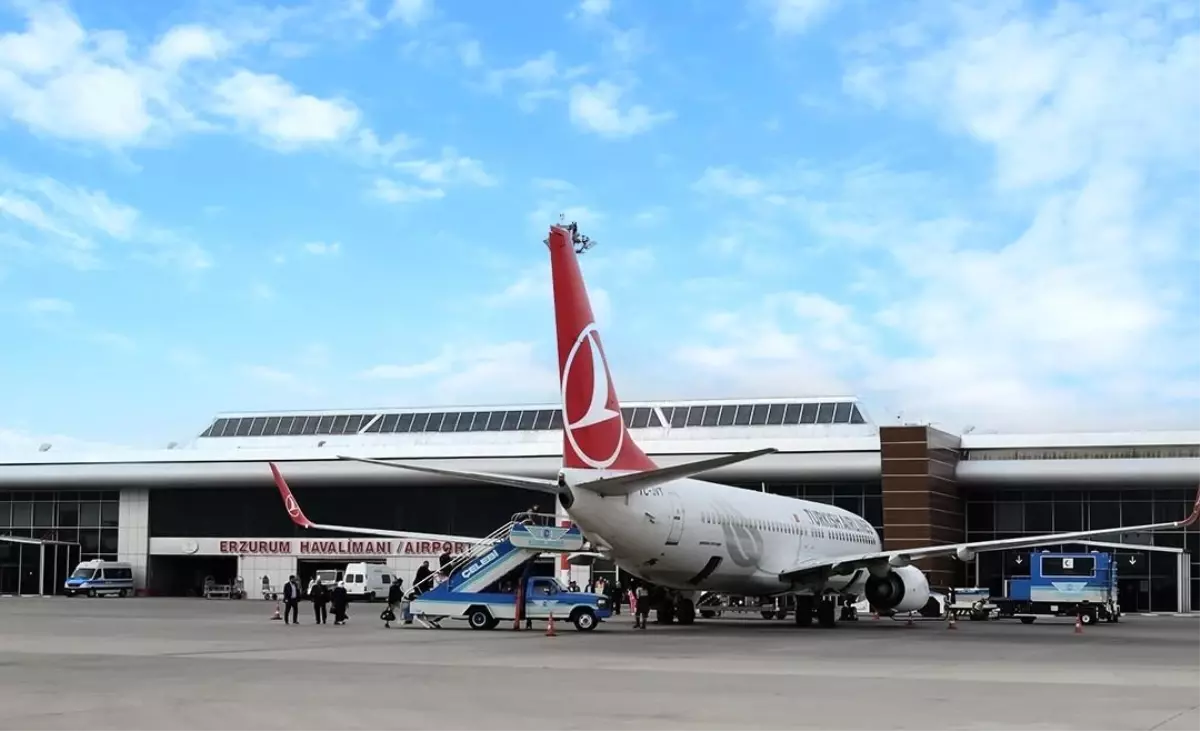 Erzurum Hava Limanı’ndan İlk İki Ayda 216 Bin Yolcu Uçtu
