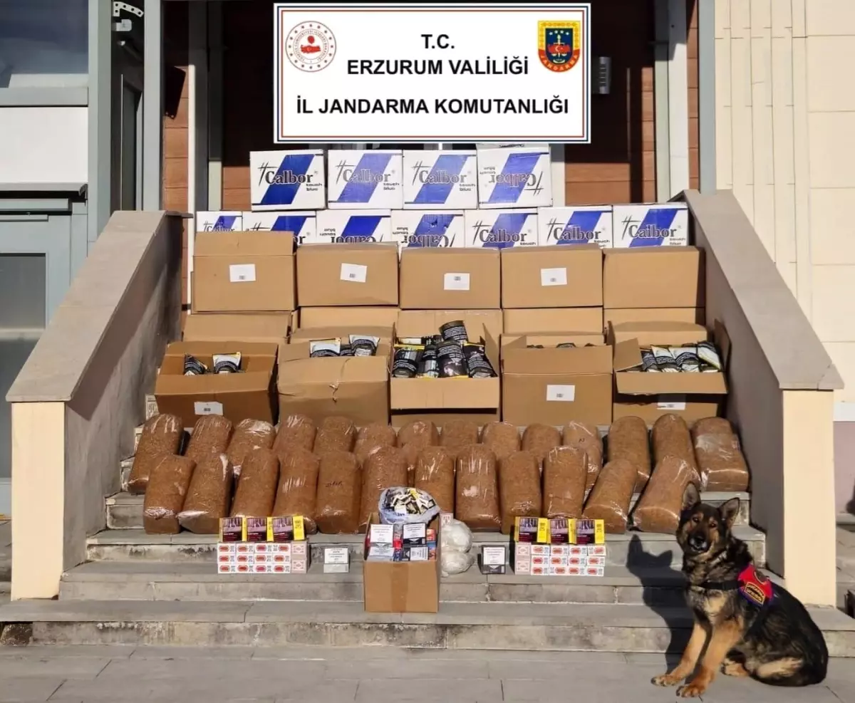 Erzurum’da Jandarma Kaçakçılara Geçit Vermiyor