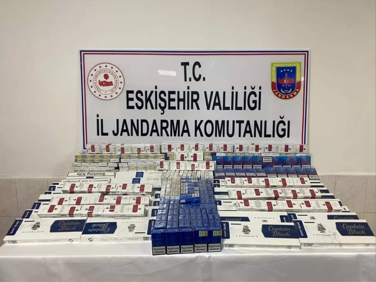 Eskişehir’de Kaçak Sigara Ticareti Yapan Şüpheli Yakalandı