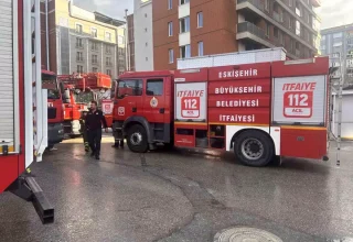 Eskişehir’de Otel Kafeteryasında Yangın Paniği