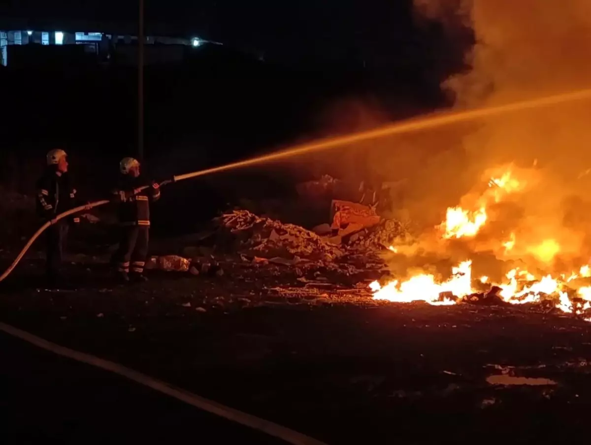 Hatay’da Otluk Alanda Çıkan Yangın Kontrol Altına Alındı