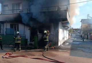 Hatay’da Yangın: 2 Katlı Müstakil Ev Kullanılmaz Hale Geldi