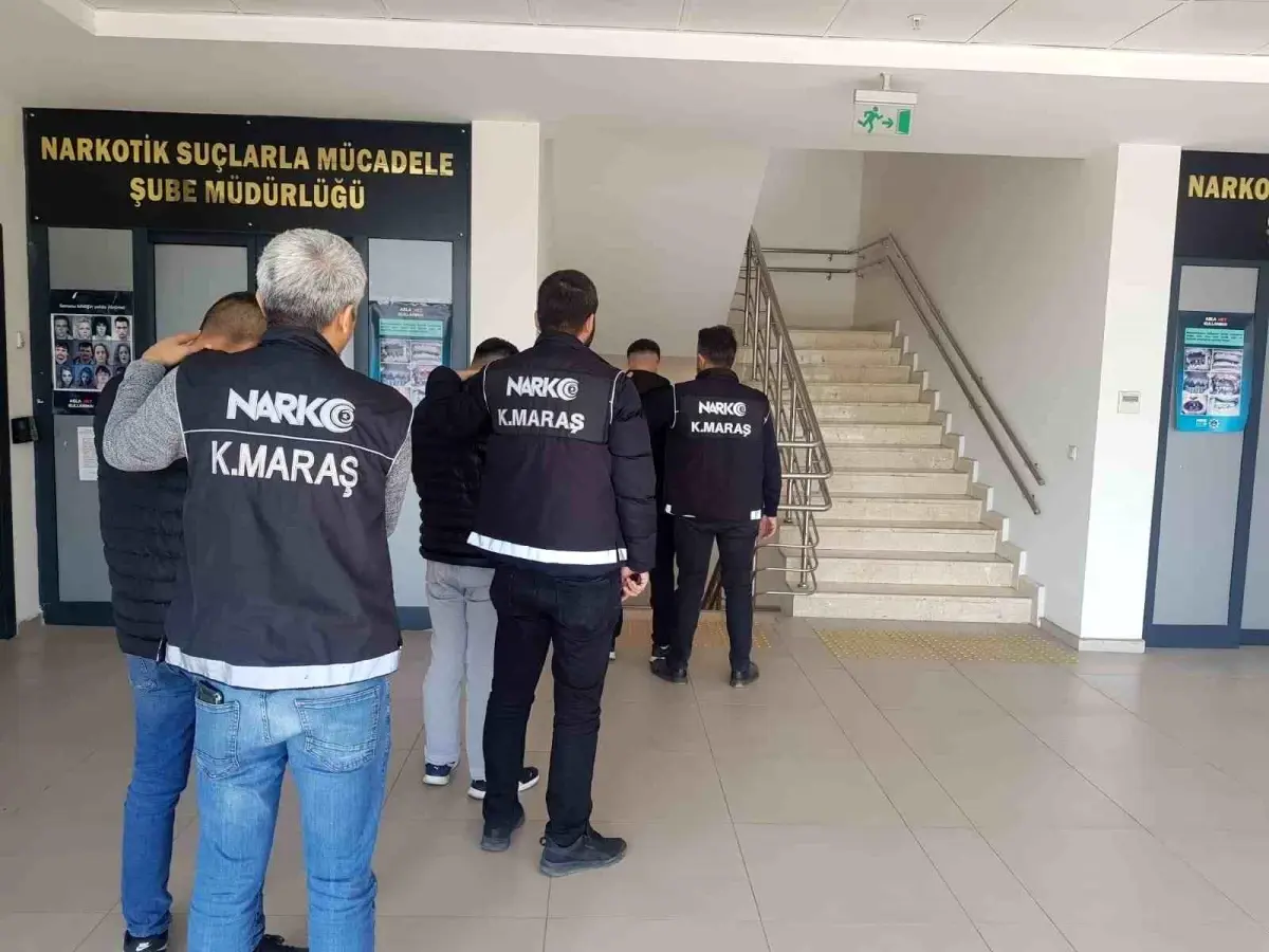 Kahramanmaraş’ta Uyuşturucu Operasyonu: 4 Şüpheli Tutuklandı