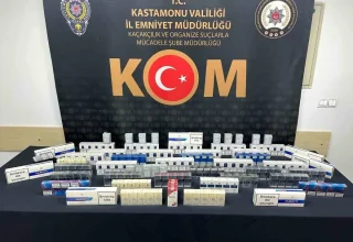 Kastamonu’da Gümrük Kaçağı 448 Paket Sigara Ele Geçirildi