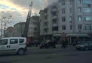 Kırklareli’nde Çatı Katında Yangın Paniği